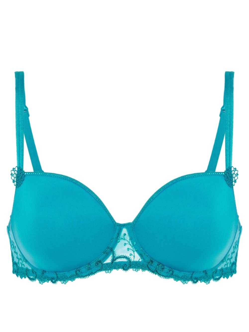 NEW Simone Pérèle Delice 3D Demi Spacer Underwire Bra 12x343 Atoll Blue  665